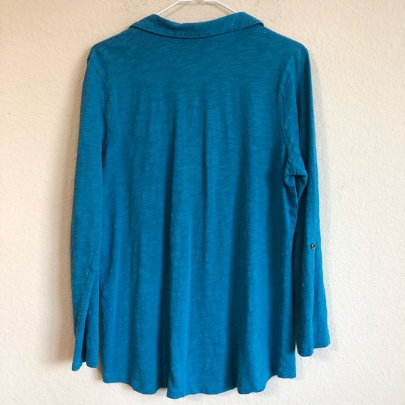 J. Jill Long Sleeve Pullover Tunic With Pockets - Picture 4 of 4